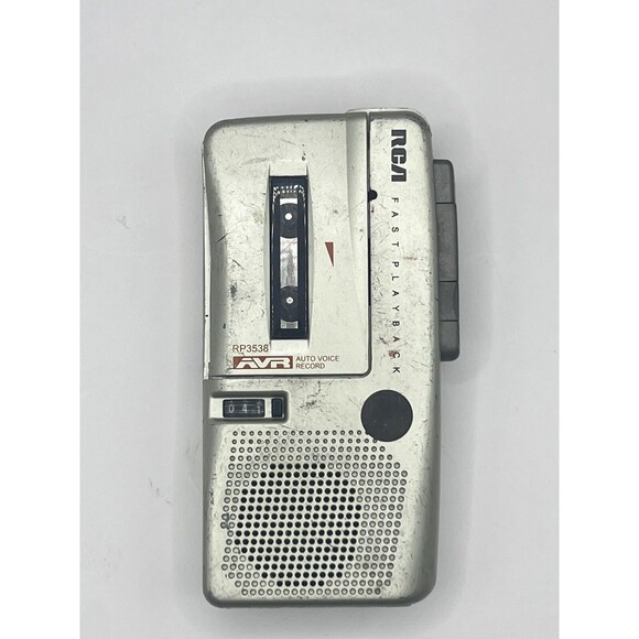 RCA RP3538 micro cassette recorder tested working With Tape preowned AVR